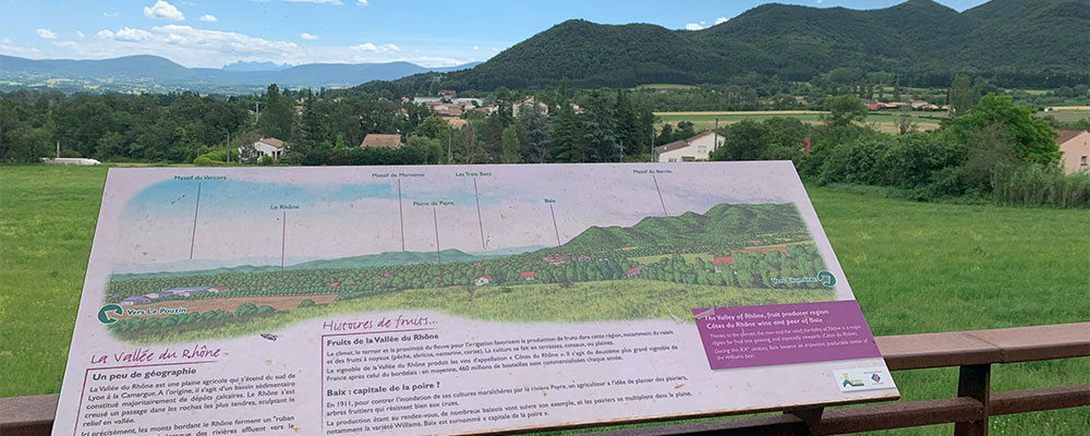 Via de Via Rhôna en de Voie Douce de la Payre naar Privas fietsen