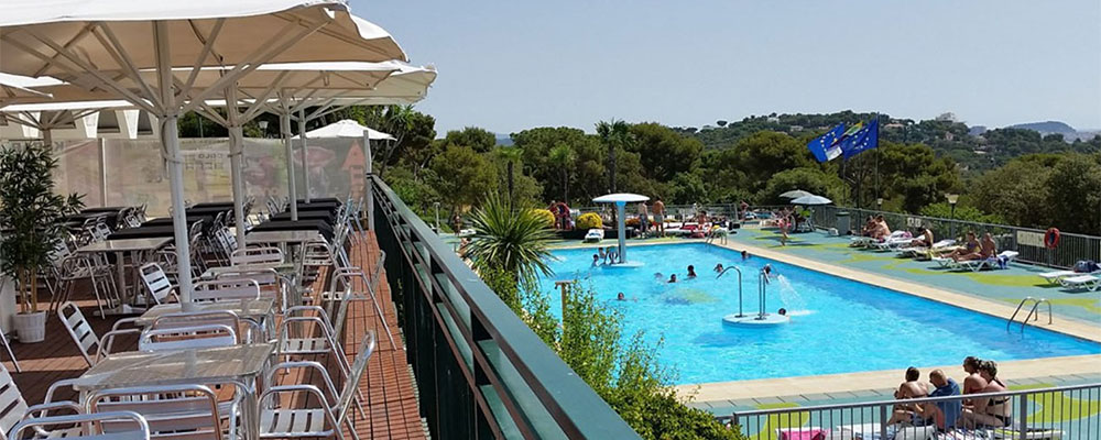 Zwembad op camping Cala GoGo in Spanje