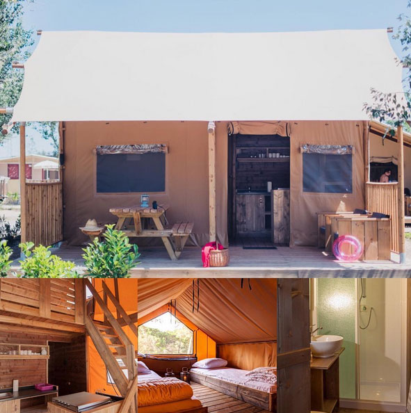 Nieuw Glampingtent met Loft van Tendi