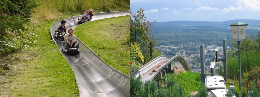 Rodelbaan bij Warsberg