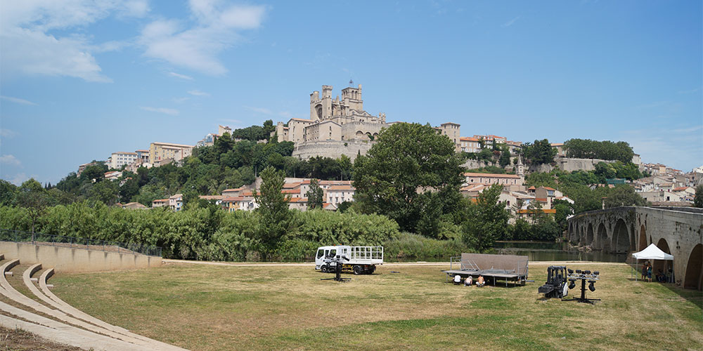 Cathédrale en Pont Vieux in Béziers