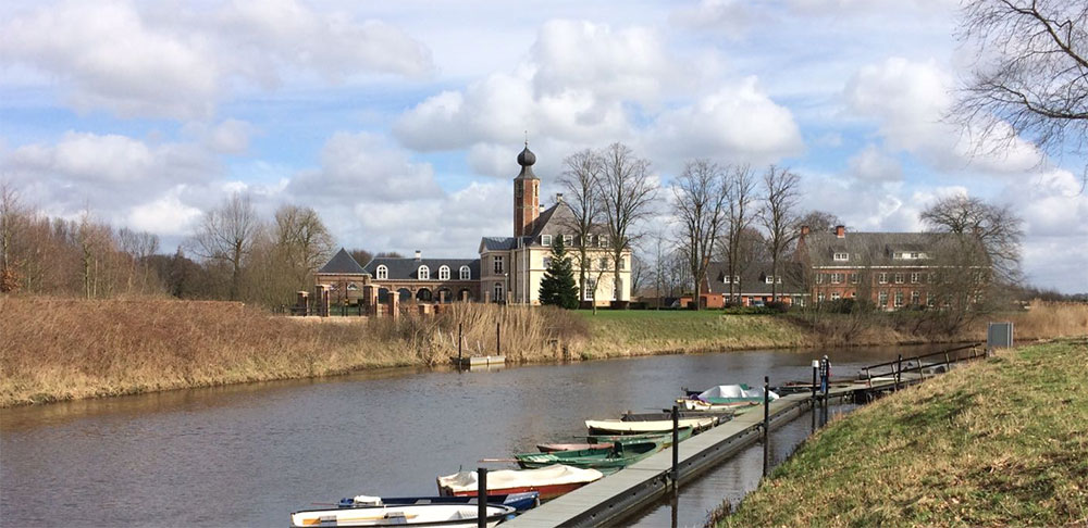 Buurtschap Halder met kasteel Nieuw Herlaer aan de Dommel