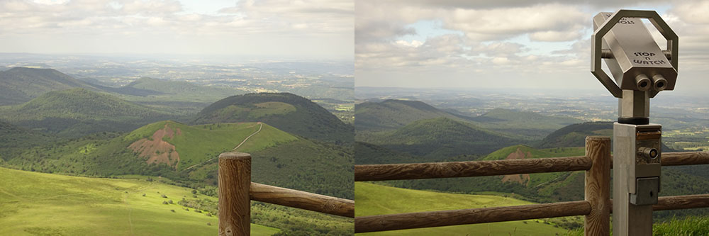 Uitzicht Puy de Dôme