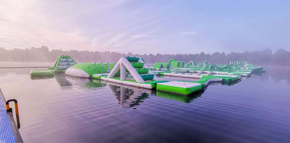 Het Nieuwe Aquapark op de Vossemeren ligt er aantrekkelijk bij