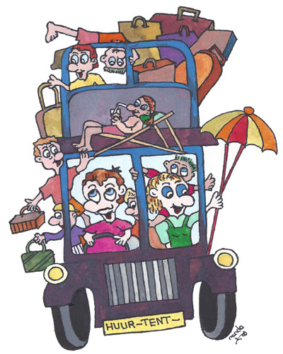 Samengesteld gezin op vakantie Samengesteld gezin op vakantie