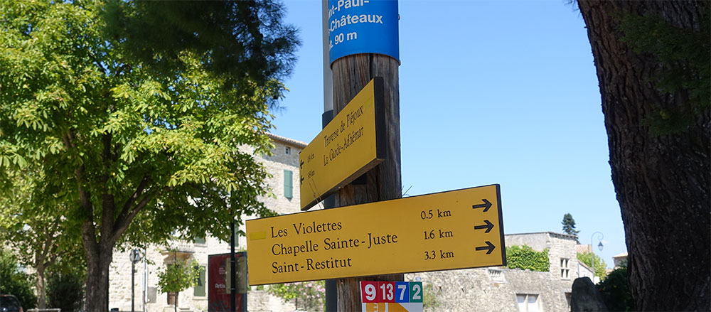 Op de fiets naar Saint Paul Trois Chateux