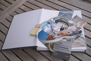 Old school vakantiekiekjes inplakken Foto-album maken