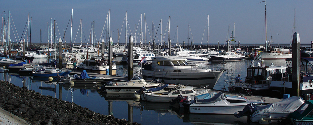 De haven van Terschelling