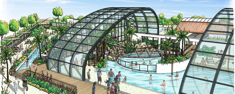 Impressie van het nieuwe zwembad bij Le Jard Impressie van het nieuwe zwembad bij Le Jard