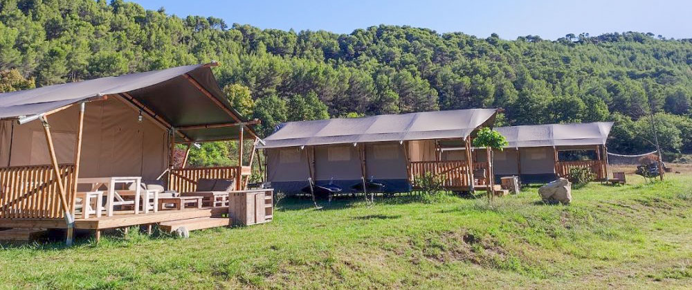 Greencampen op Le Moulin de Cost