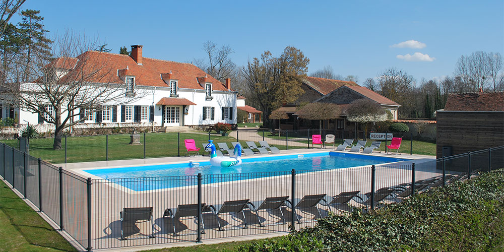 Nieuw zwembad camping Les Gandins