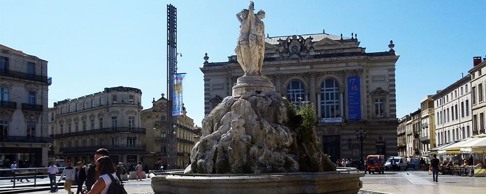 Place de la Comédie in Montpellier