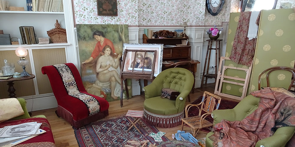 Het woonhuis van Auguste Renoir in Essoyes Het woonhuis van Auguste Renoir in Essoyes