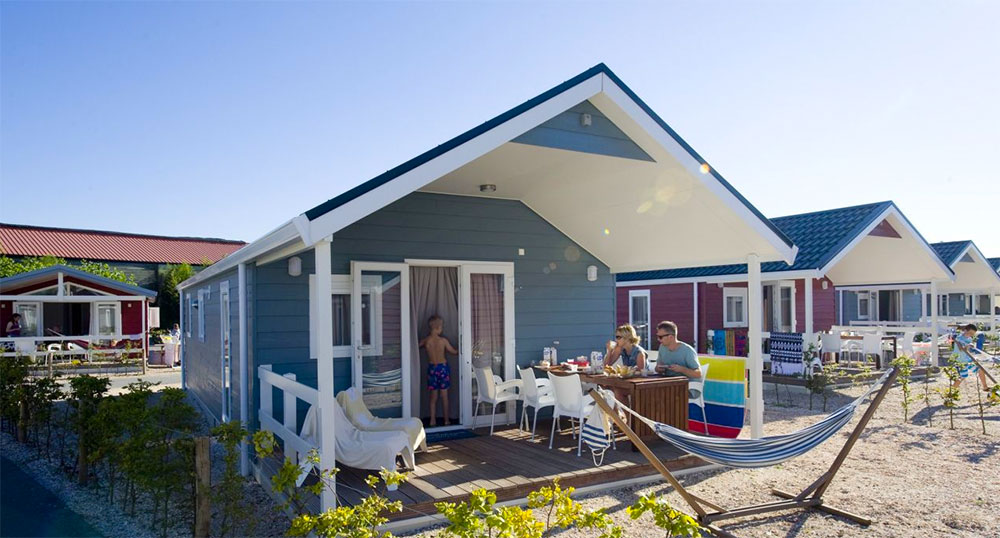 Eiland van Maurik heeft mooie accommodaties, Rivierlodge 6 personen Rivierlodge 6 personen