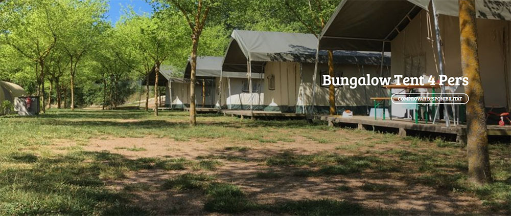 Camping Rupit, glamping in safaritenten Camping Rupit, glamping in safaritenten