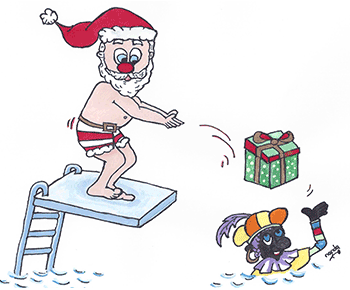 Vier Sint en Kerst in een vakantiehuisje!