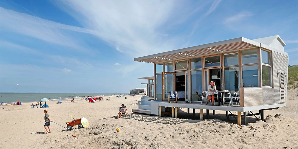 Design Strandhuisje Zeeuwse kust Molecaten Strandhuisjes Molecaten Cadzand