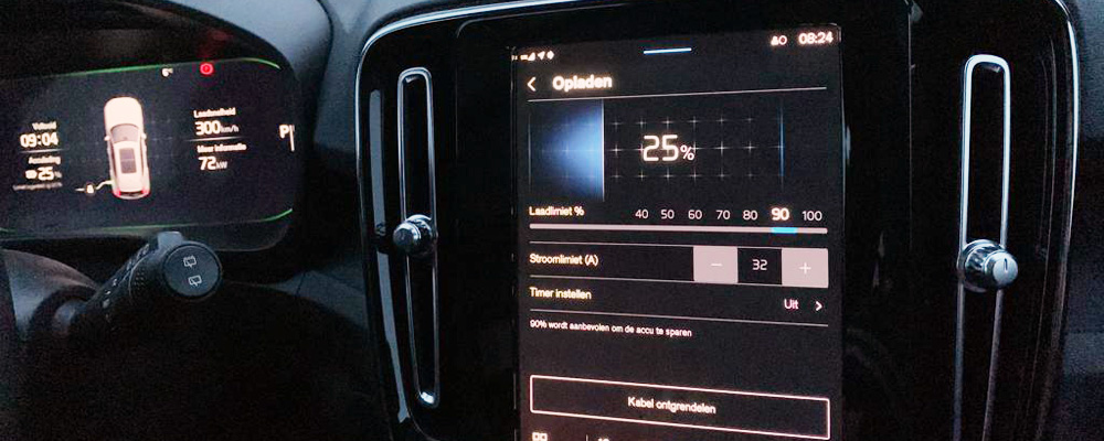 Laadstatus van onze Volvo Laadstatus van onze Volvo