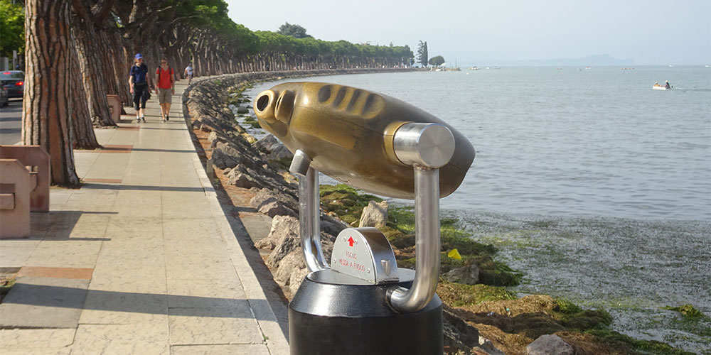 wandelen en fietsen langs het Gardameer
