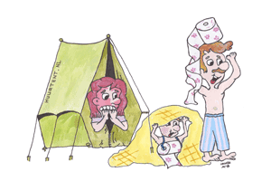 De WC roll-of-shame De WC roll-of-shame