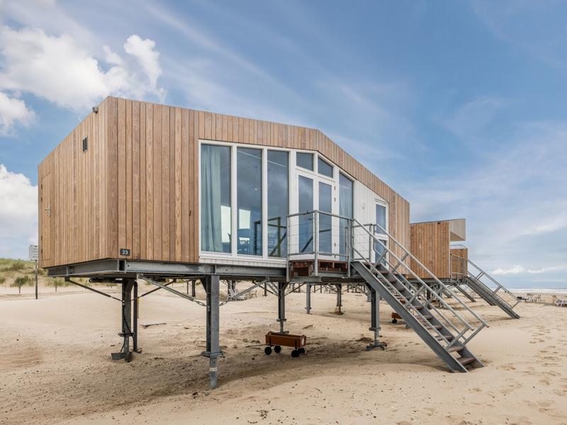 Foto van Strandhuisjes Zeezigt