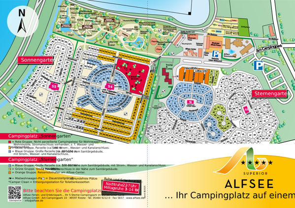 Plattegrond van Alfsee Ferienpark
