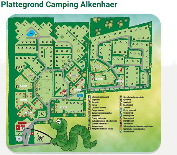 Plattegrond van Alkenhaer