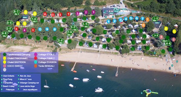 Plattegrond van Beau Rivage (Aveyron)