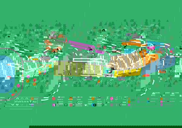 Plattegrond van Bled