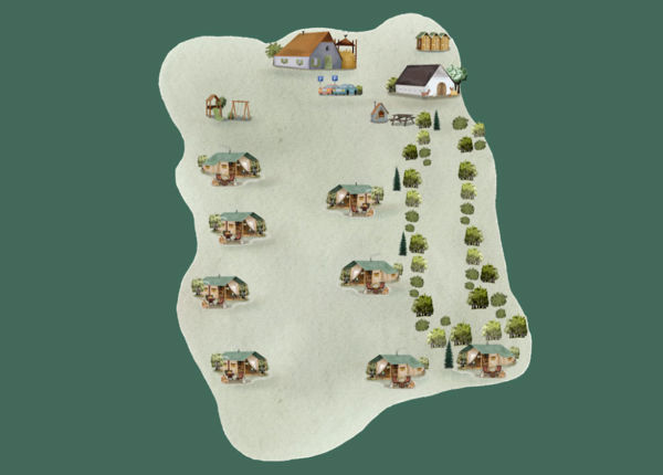 Plattegrond van BoerenBed College Farm