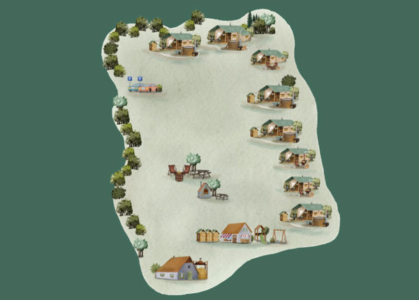 Plattegrond van BoerenBed De Lange Weide