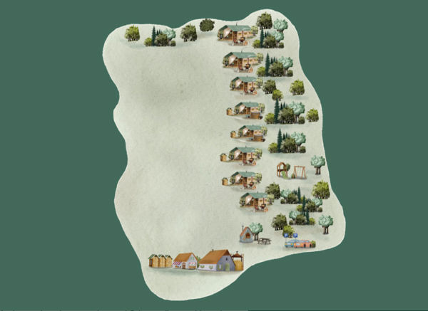 Plattegrond van BoerenBed Het Wesselink