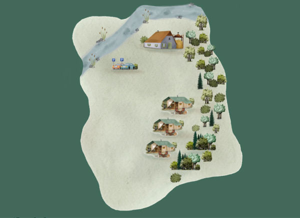 Plattegrond van BoerenBed Hohenwarter Seehof