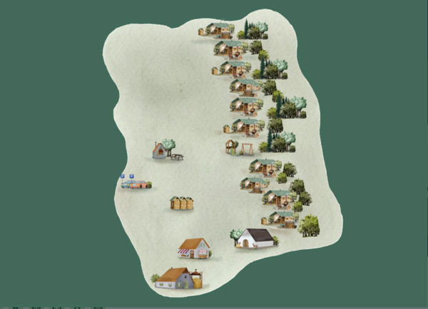 Plattegrond van BoerenBed Landgoed Volenbeek