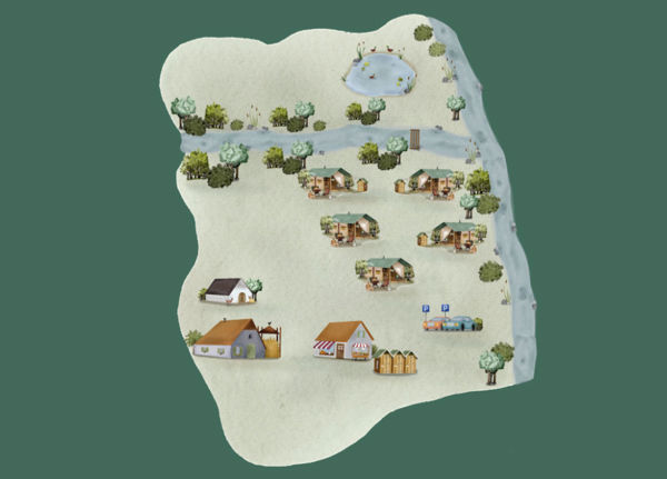 Plattegrond van BoerenBed L’Étable des Mauges en Anjou