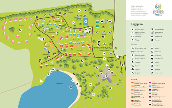 Plattegrond van Borken am See