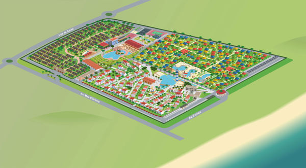 Plattegrond van Cambrils Park