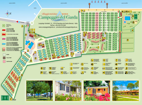 Plattegrond van Campeggio Del Garda