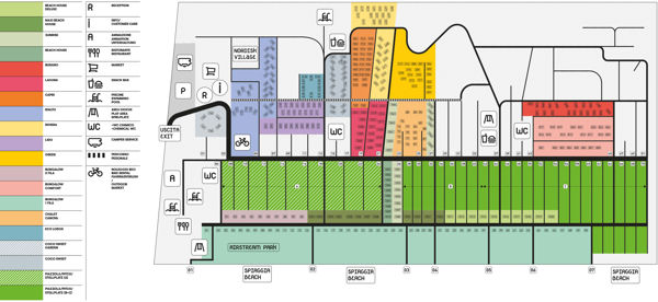 Plattegrond van Ca'Savio
