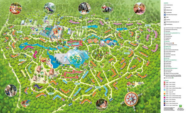 Plattegrond van Center Parcs Erperheide