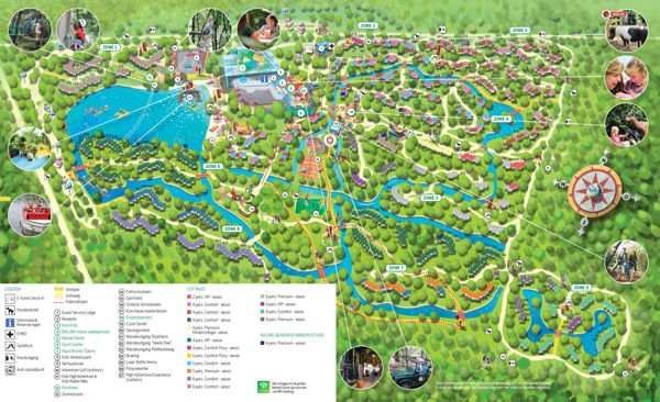 Plattegrond van Center Parcs Het Meerdal