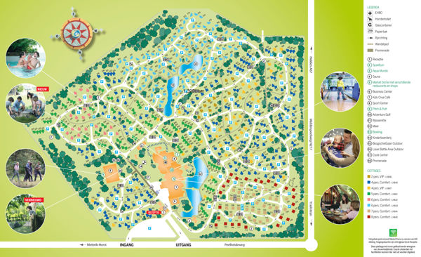 Plattegrond van Center Parcs Limburgse Peel