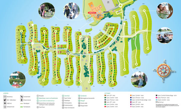 Plattegrond van Center Parcs Parc Sandur
