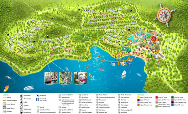 Plattegrond van Center Parcs Park Bostalsee
