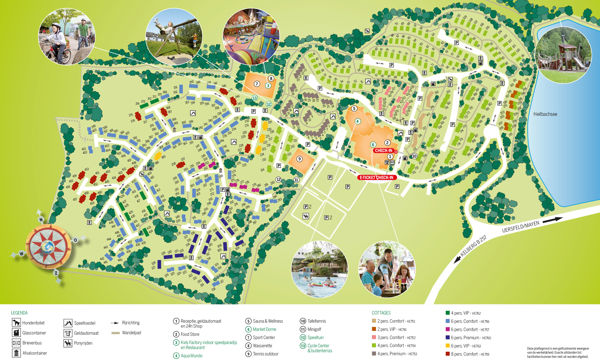 Plattegrond van Center Parcs Park Eifel