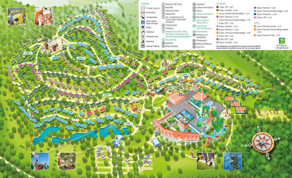 Plattegrond van Center Parcs Park Hochsauerland