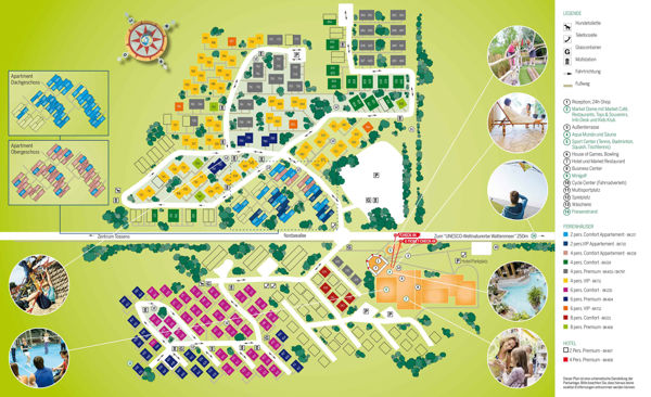 Plattegrond van Center Parcs Park Nordseeküste