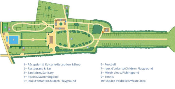 Plattegrond van Château de Martragny