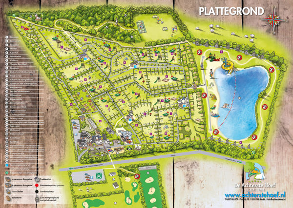 Plattegrond van De Achterste Hoef