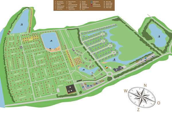 Plattegrond van De Betuwse Hofjes